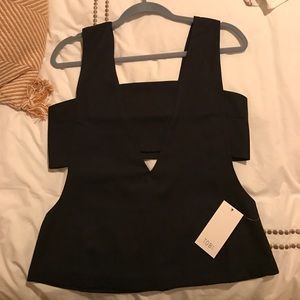 Tobi Bandeau V-Neck Top